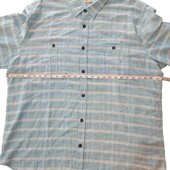 Carbon2Cobalt Men's XXL Blue Button-down Long Sleeve w/ Multi-color Detailing - Picture 5 of 14